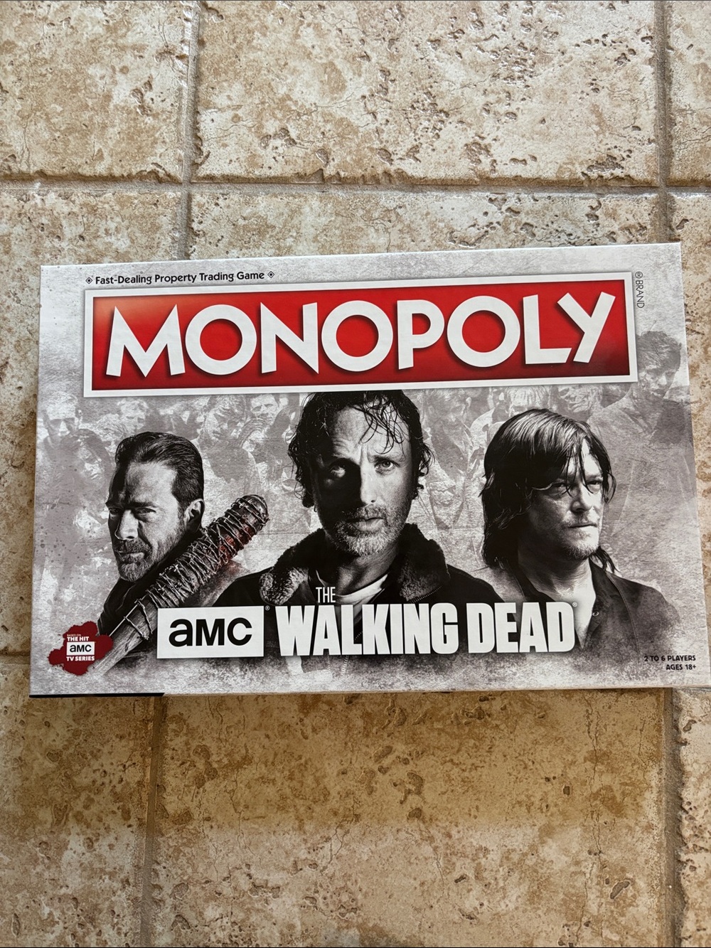The Walking Dead MONOPOLY, opened but never used.